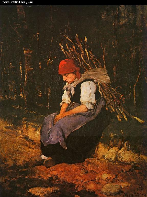 Mihaly Munkacsy Woman Carrying Faggots